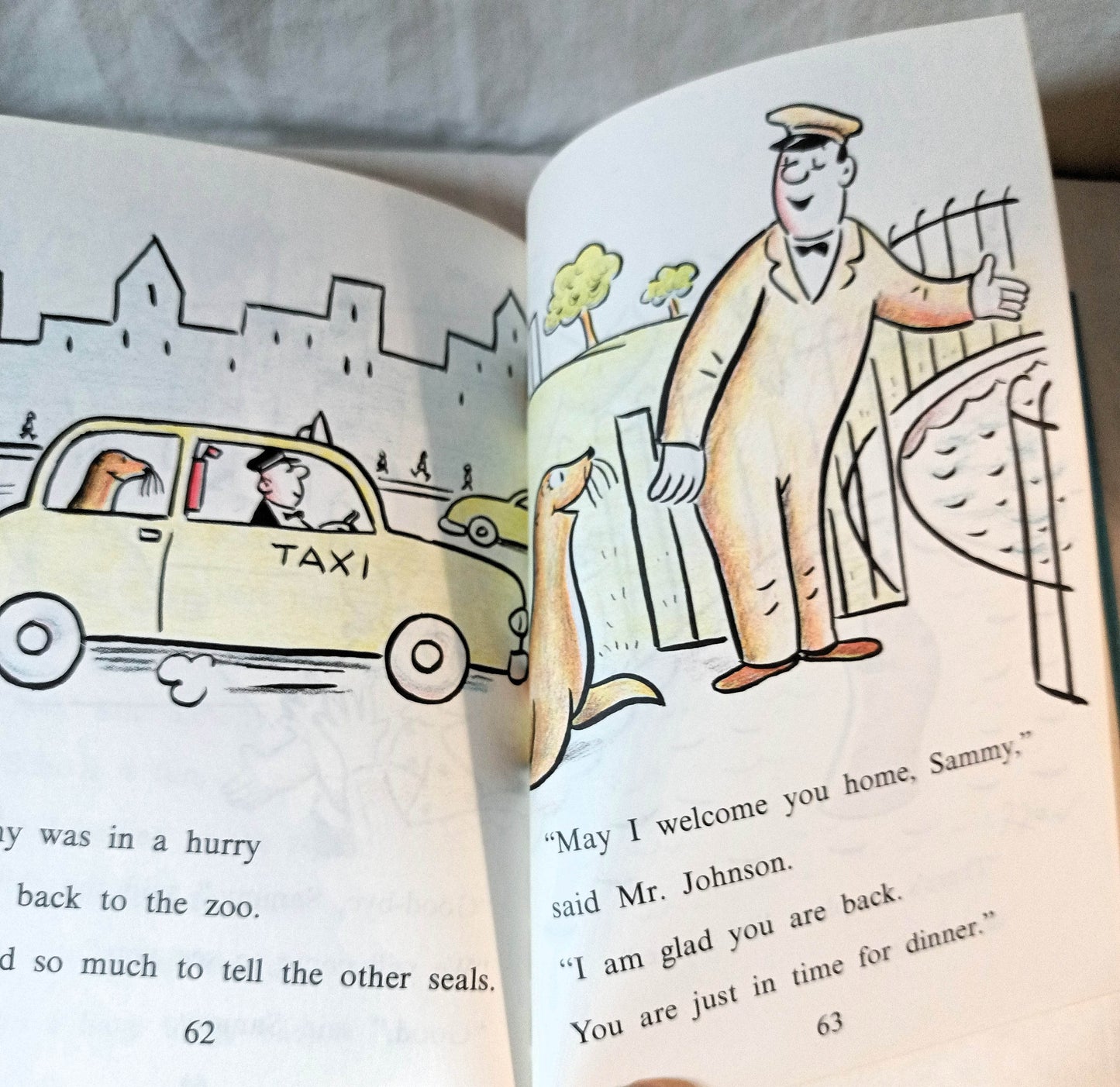 Sammy The Seal Syd Hoff (I Can Read) Hardcover First Edition 1959 - TulipStuff