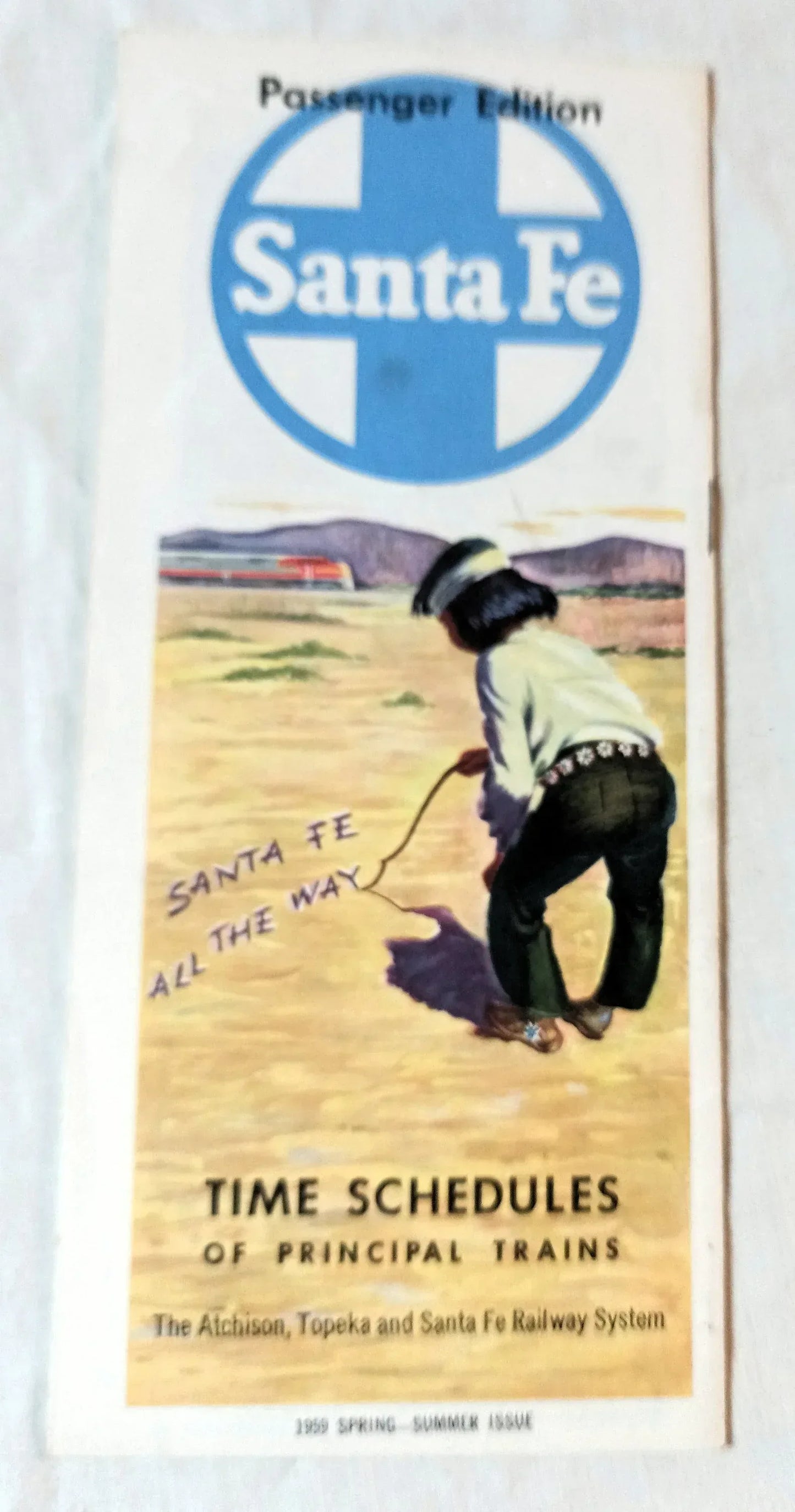 Atchison Topeka And Santa Fe Railway Passenger Schedules 1959 - TulipStuff