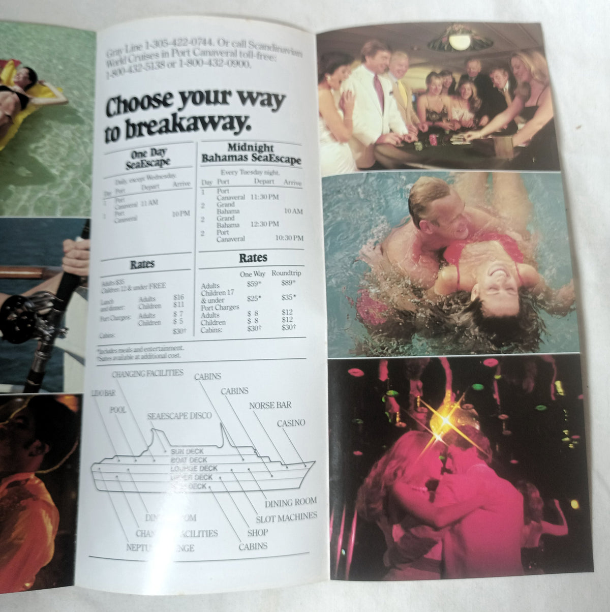 Scandinavian World Cruises ms Scandinavia 1983 1-Day Sea Escape Cruises - TulipStuff