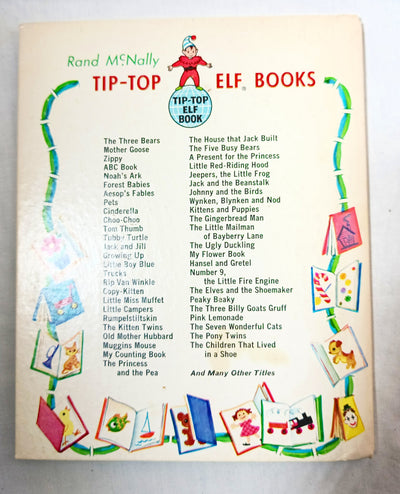 The Seven Wonderful Cats Wadsworth Tip-Top Elf Book Rand McNally 1956 - TulipStuff