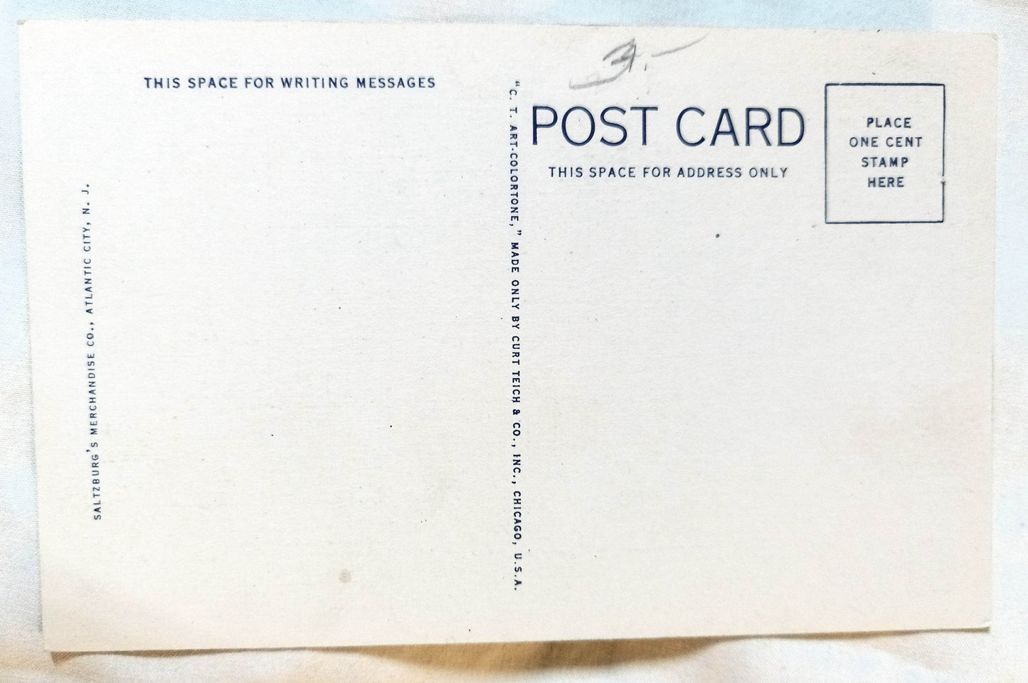 The Shelburne Hotel Boardwalk Atlantic City Linen Postcard Late 1930's - TulipStuff