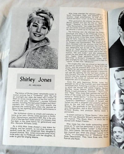 Shirley Jones On A Clear Day You Can See Forever Kenley Program 1967 - TulipStuff