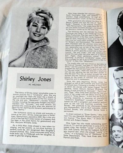 Shirley Jones On A Clear Day You Can See Forever Kenley Program 1967 - TulipStuff