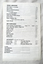Load image into Gallery viewer, SideWalk Cafe Bar Restaurant Avenue A NYC Takeout Menu Early 2000's - TulipStuff