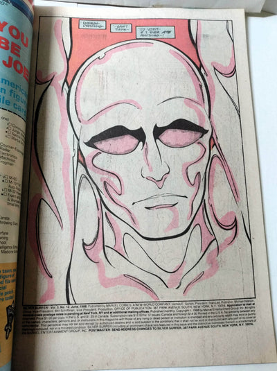 Silver Surfer Issue #12 Comic Book June 1988 Marvel Comics Nova Reptyl - TulipStuff