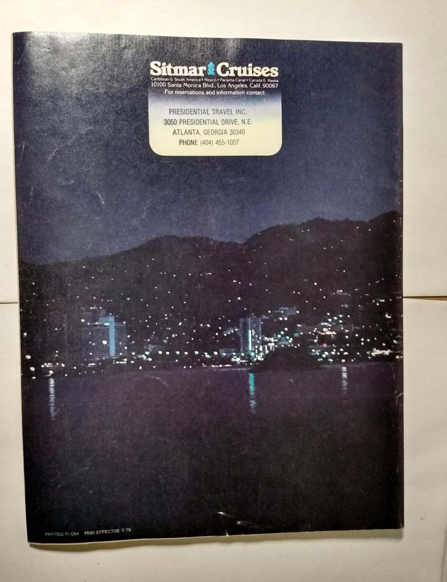 Sitmar Cruises 1980 Brochure tss Fairsea tss Fairwind - TulipStuff