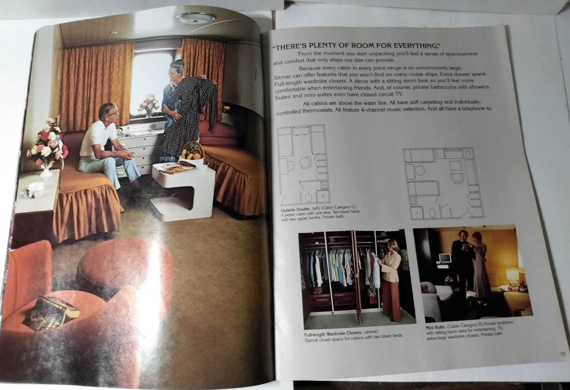Sitmar Cruises 1980 Brochure tss Fairsea tss Fairwind - TulipStuff