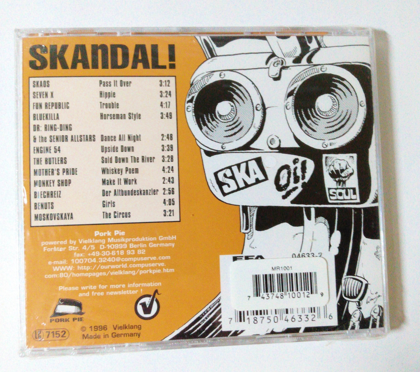 Ska Ska Skandal No 4 German Ska Compilation Pork Pie 1996 - TulipStuff