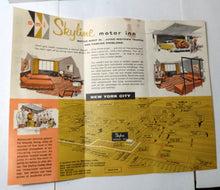 Load image into Gallery viewer, Skyline Motor Inn Tenth Ave 49th 50th St New York Brochure Mid-1960's - TulipStuff