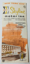 Load image into Gallery viewer, Skyline Motor Inn Tenth Ave 49th 50th St New York Brochure Mid-1960's - TulipStuff