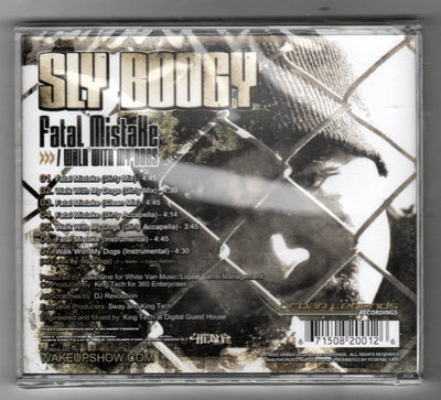 Sly Boogy Fatal Mistake / Walk With My Dogs Hip Hop CD 2002 - TulipStuff