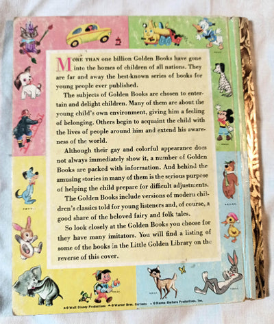 Smokey The Bear Little Golden Book Richard Scarry Jane Werner 1960's - TulipStuff