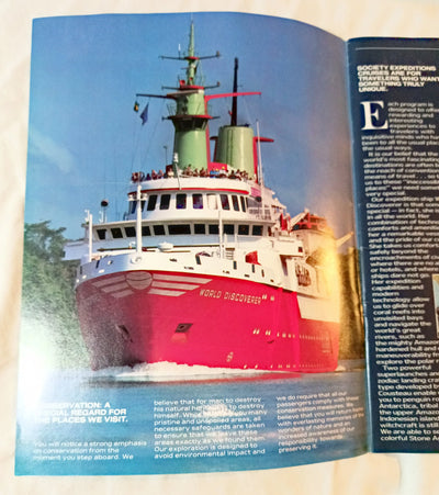 Society Expeditions Cruises ms World Discoverer 1982-83 Brochure - TulipStuff