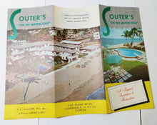 Load image into Gallery viewer, Souter's Resort Lauderdale-By-The-Sea Florida Early 1960's Brochure - TulipStuff