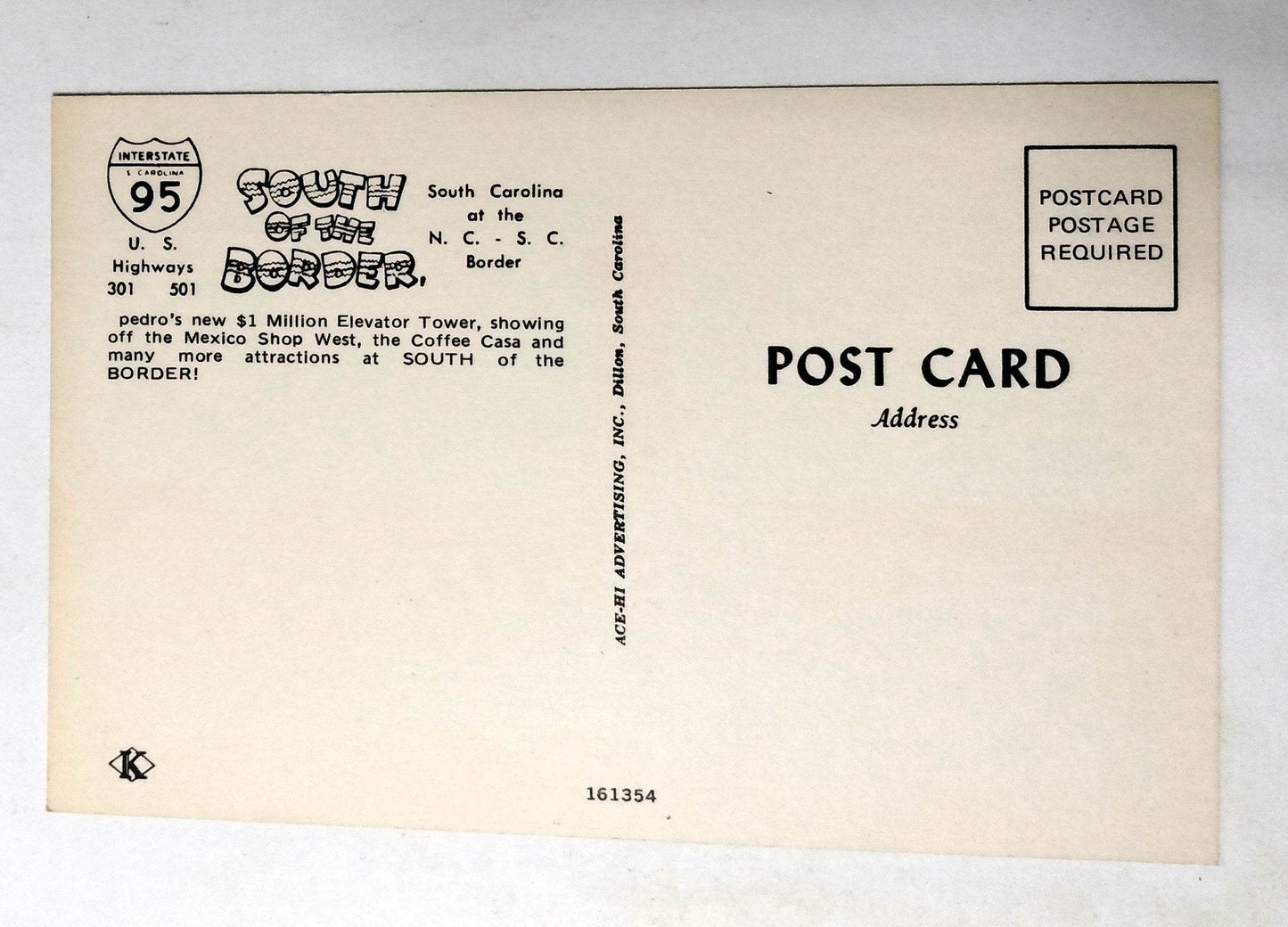 South Of The Border Pedro's Sombrero Tower Dillon South Carolina 1970s - TulipStuff