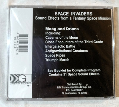 Space Invaders - Sound Effects From A Fantasy Space Mission CD 1991 - TulipStuff