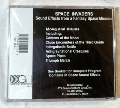 Space Invaders - Sound Effects From A Fantasy Space Mission CD 1991 - TulipStuff