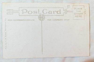 Spring River Looking North Baxter Springs Kansas 1920's Postcard - TulipStuff