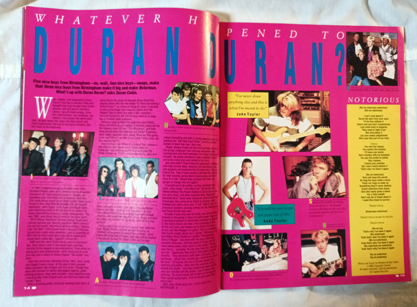 Star Hits Magazine January 1987 Duran Duran Corey Hart A-Ha Run DMC - TulipStuff