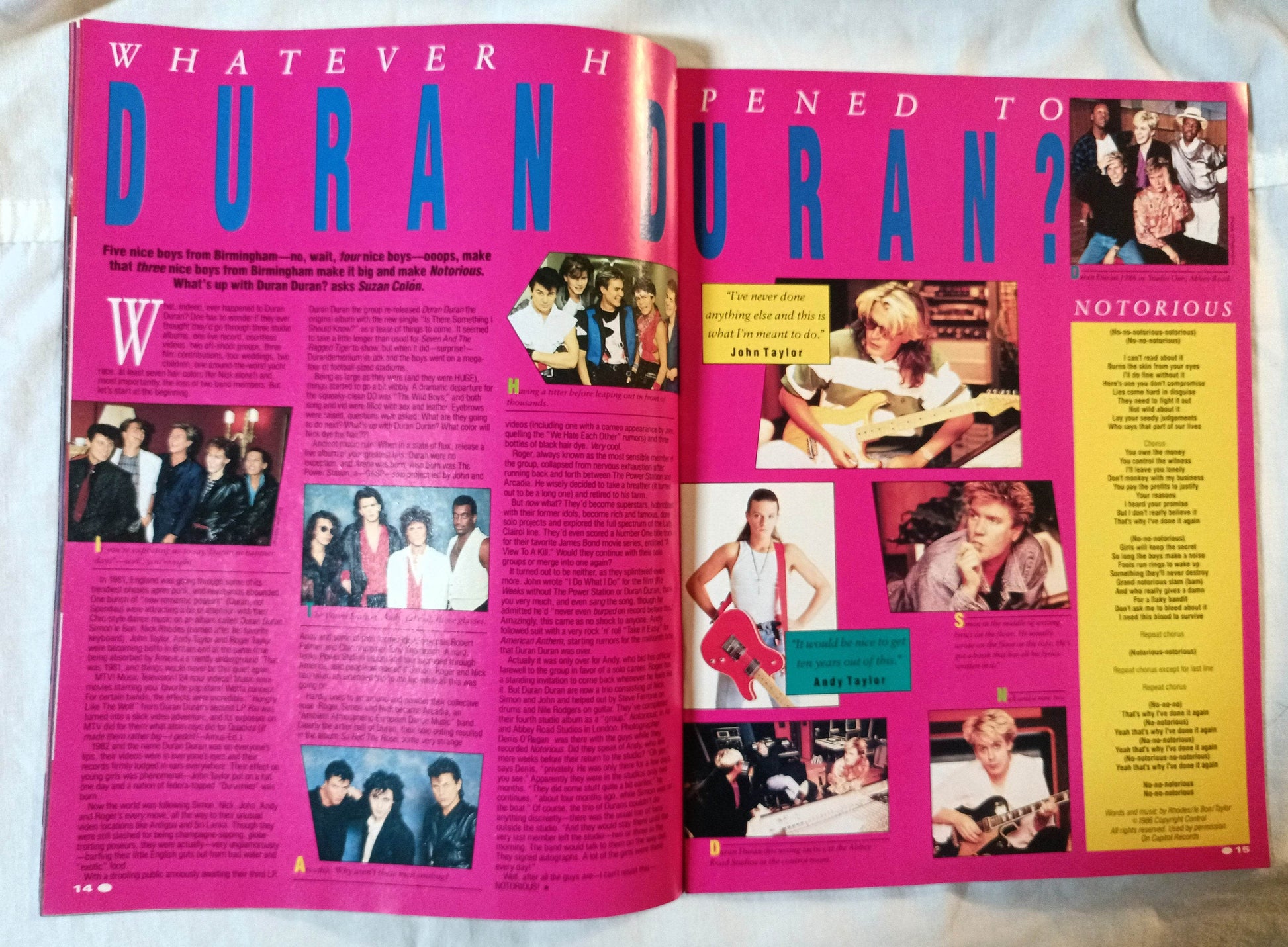 Star Hits Magazine January 1987 Duran Duran Corey Hart A-Ha Run DMC - TulipStuff