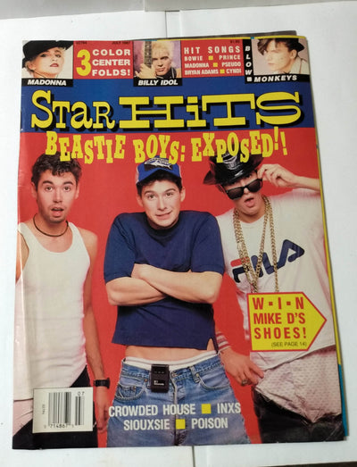 Star Hits Magazine July 1987 Beastie Boys Madonna Siouxsie Billy Idol INXS - TulipStuff