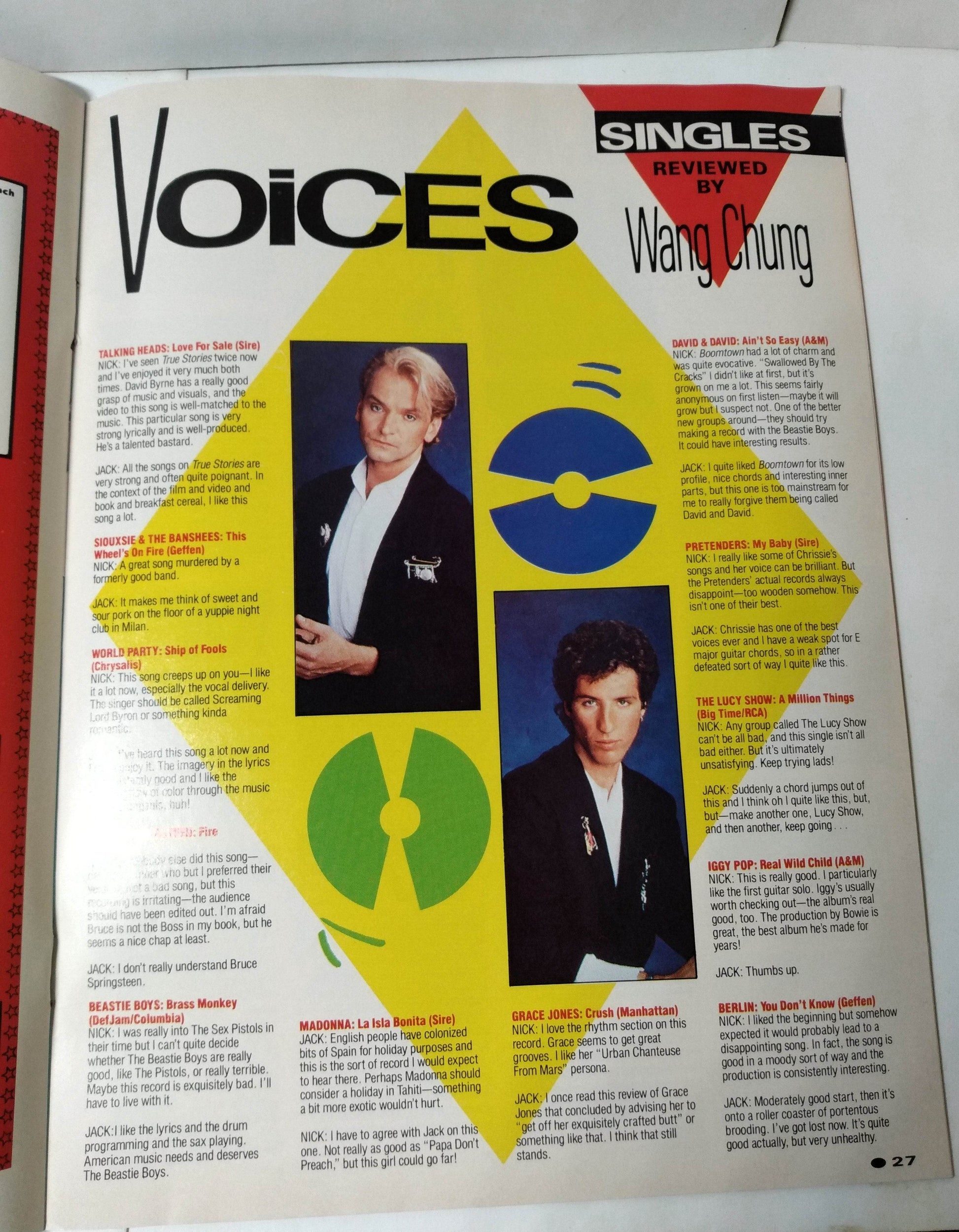 Star Hits Magazine June 1987 Bon Jovi Duran Duran Smiths Beastie Boys U2 - TulipStuff