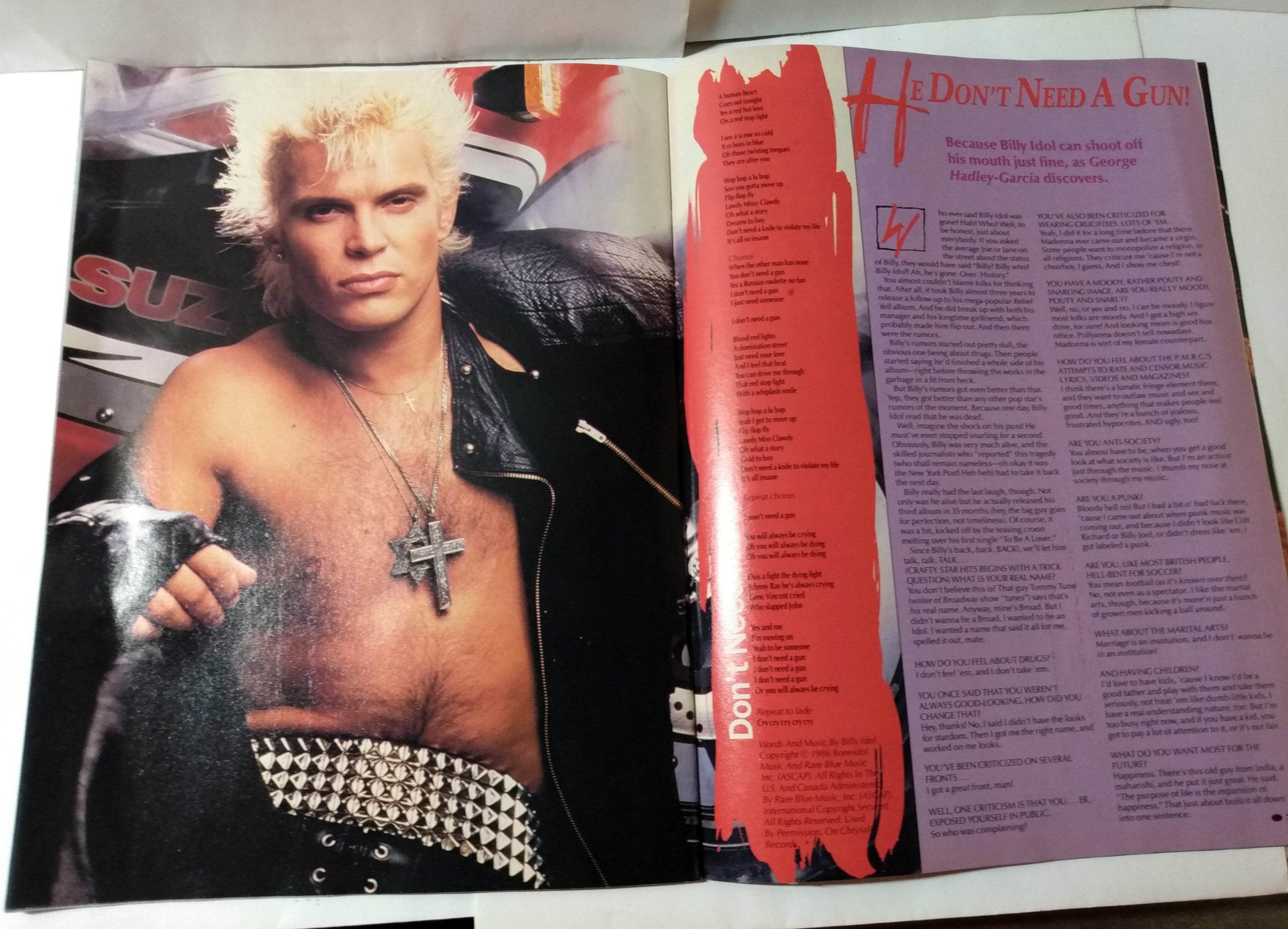 Star Hits Magazine May 1987 Duran Duran Billy Idol Beastie Boys OMD - TulipStuff