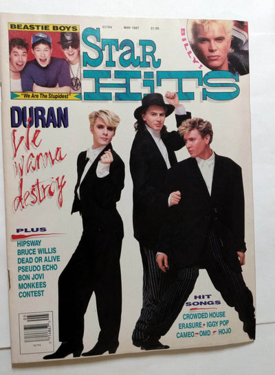 Star Hits Magazine May 1987 Duran Duran Billy Idol Beastie Boys OMD - TulipStuff