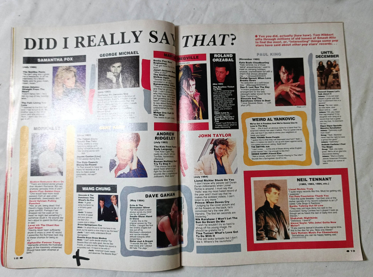 Star Hits Magazine November 1987 Pee Wee Herman U2 Bono Madonna A-Ha - TulipStuff