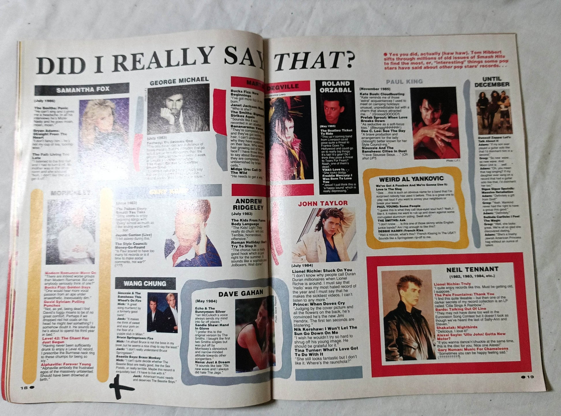 Star Hits Magazine November 1987 Pee Wee Herman U2 Bono Madonna A-Ha - TulipStuff