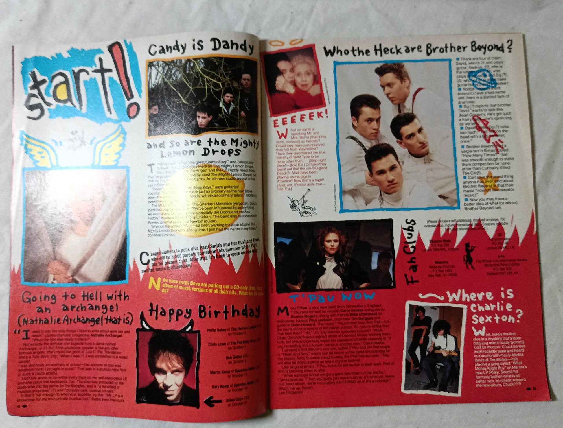 Star Hits Magazine November 1987 Pee Wee Herman U2 Bono Madonna A-Ha - TulipStuff