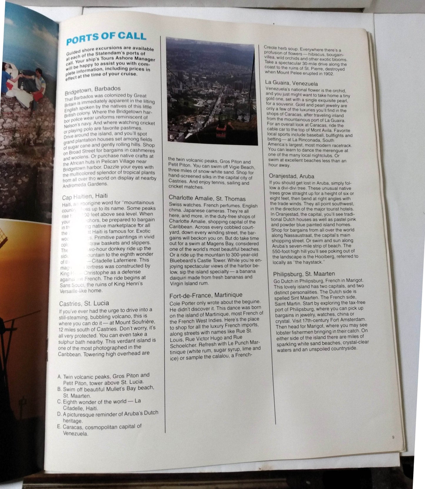 Holland America Cruises ss Statendam 1977-78 Caribbean Cruise Brochure - TulipStuff