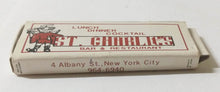 Load image into Gallery viewer, St. Charlie's Bar & Restaurant Albany St NYC Matchbook 1980's - TulipStuff