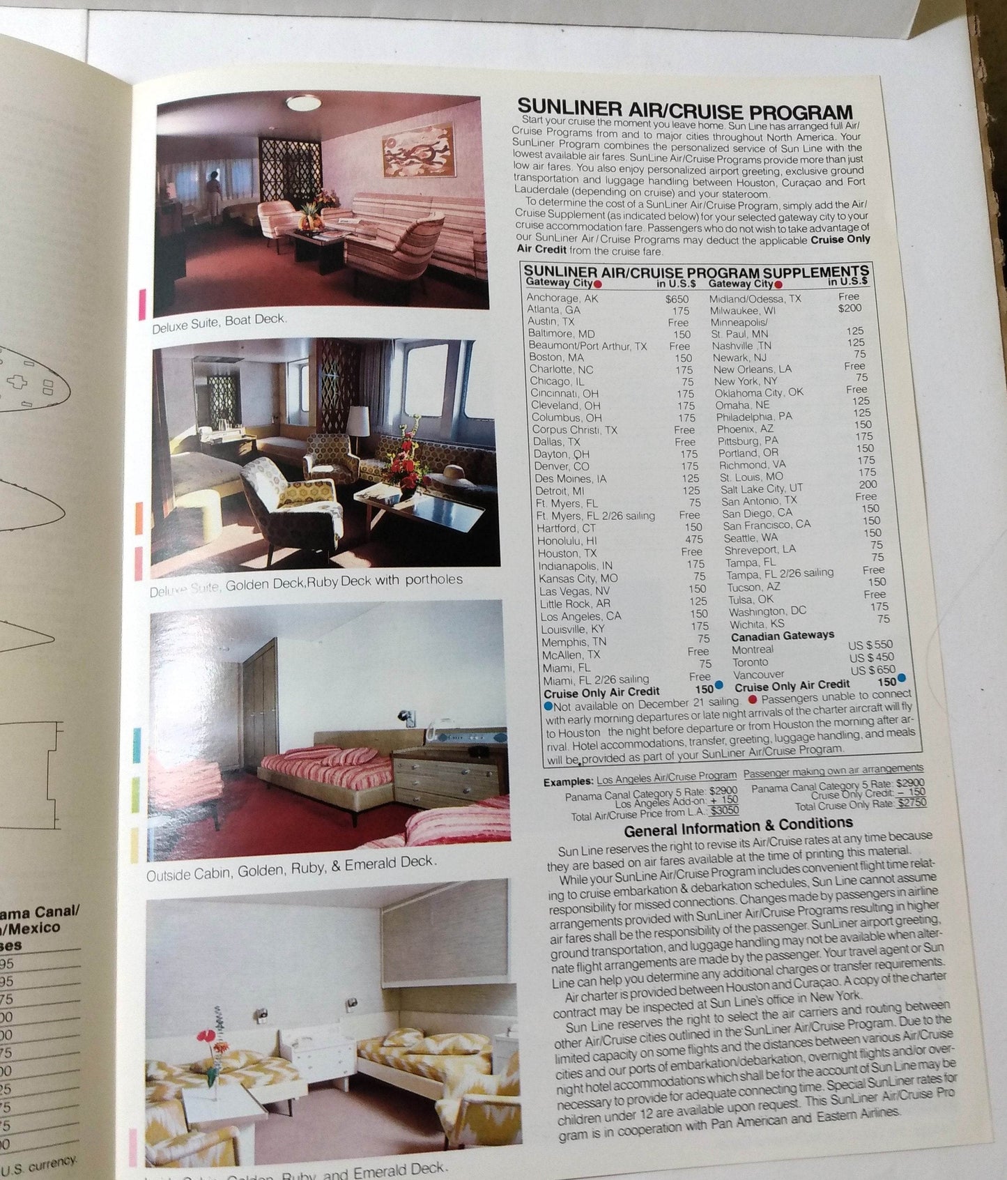 Sun Line Stella Solaris Winter 1982-83 Caribbean Mexico Cruises Brochure - TulipStuff