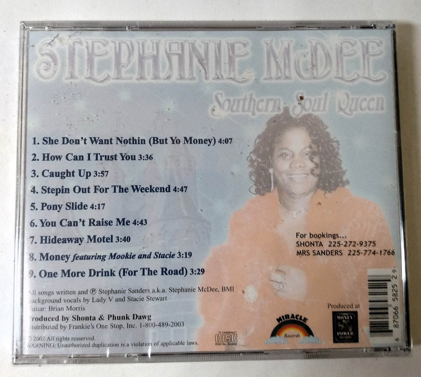 Stephanie McDee Southern Soul Queen Soul Album CD 2002 - TulipStuff