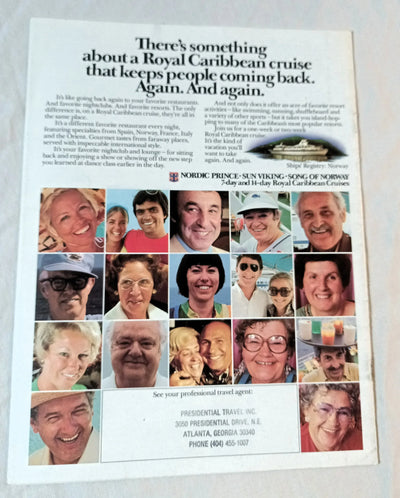 Royal Caribbean 1980 Brochure Sun Viking Nordic Prince 14-Day Cruises - TulipStuff