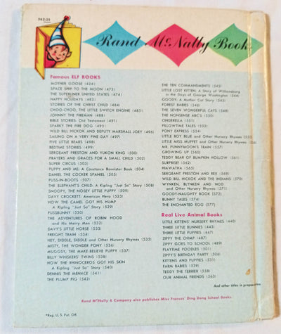 Surprise! Lucy Ozone Rand McNally Elf Book Hardcover 1956 - TulipStuff