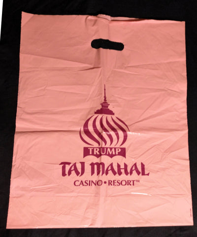 Trump Taj Mahal Casino Resort Atlantic City Vintage Shopping Bag 1990's - TulipStuff