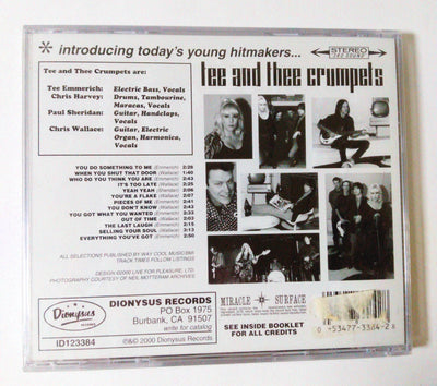 Tee And Thee Crumpets Introducing Today's Young Hitmakers Album CD 2000 - TulipStuff