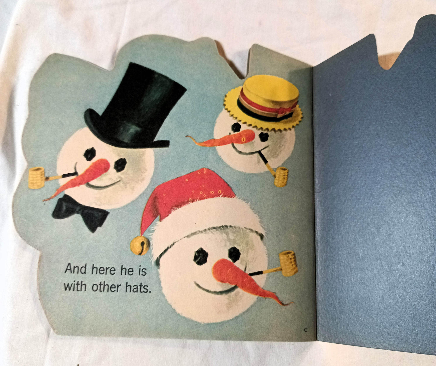 The Snowman Book by Joseph Kaufman - A Golden Shape Book 1965 - TulipStuff