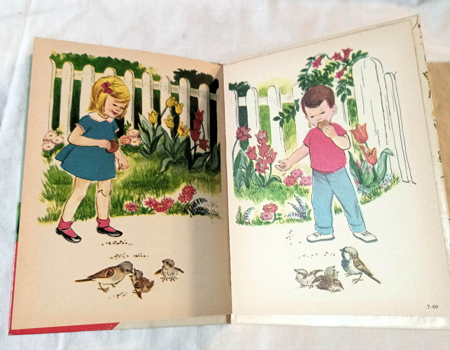 The Sparrows Nest Helen Frances Stanley Rand McNally Elf Book 1969 - TulipStuff