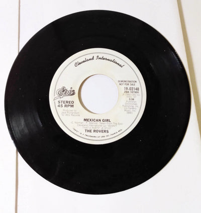 The Rovers (Irish Rovers) Mexican Girl 7" Vinyl Epic 1980 Promo - TulipStuff