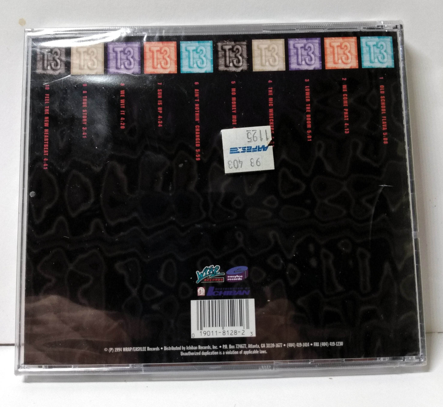 The Treacherous Three Old School Flava Hip Hop Album CD 1994 - TulipStuff
