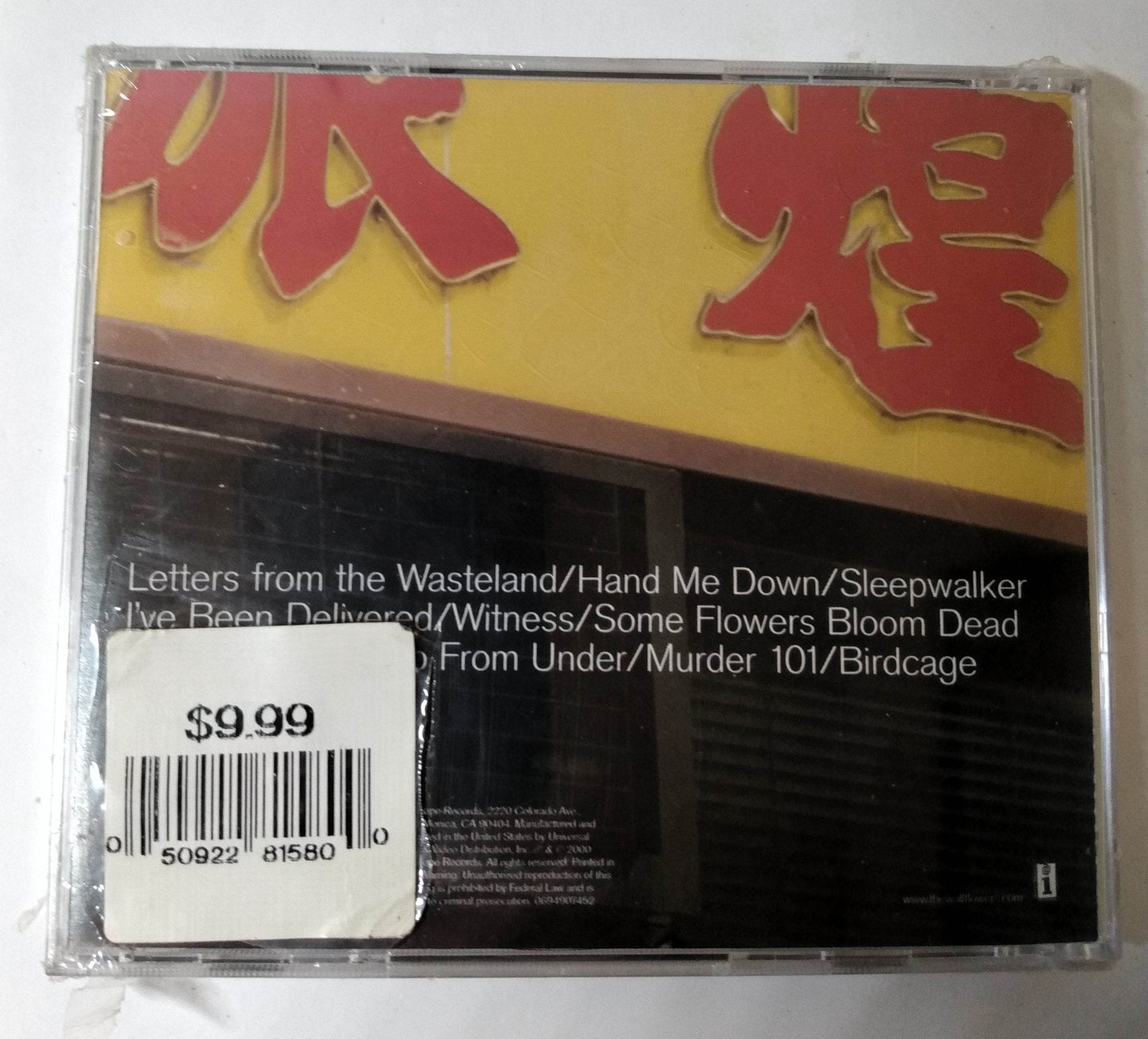 The Wallflowers Breach Alternative Album CD 2000 Jakob Dylan Club Edition - TulipStuff