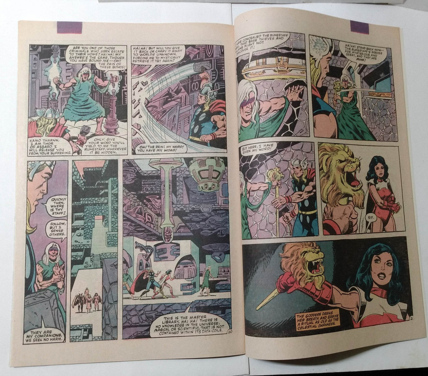 The Mighty Thor #334 August 1983 Runequest Bronze Age Marvel Comics - TulipStuff