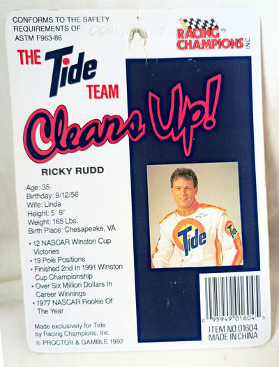 Racing Champions 1992 Tide Racing Team Ricky Rudd Chevy Lumina - TulipStuff