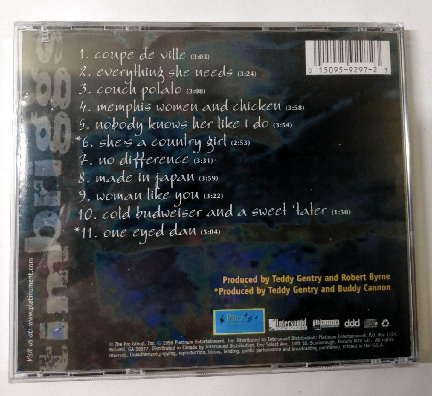 Tim Briggs S/T Country Album CD Intersound 1998 - TulipStuff