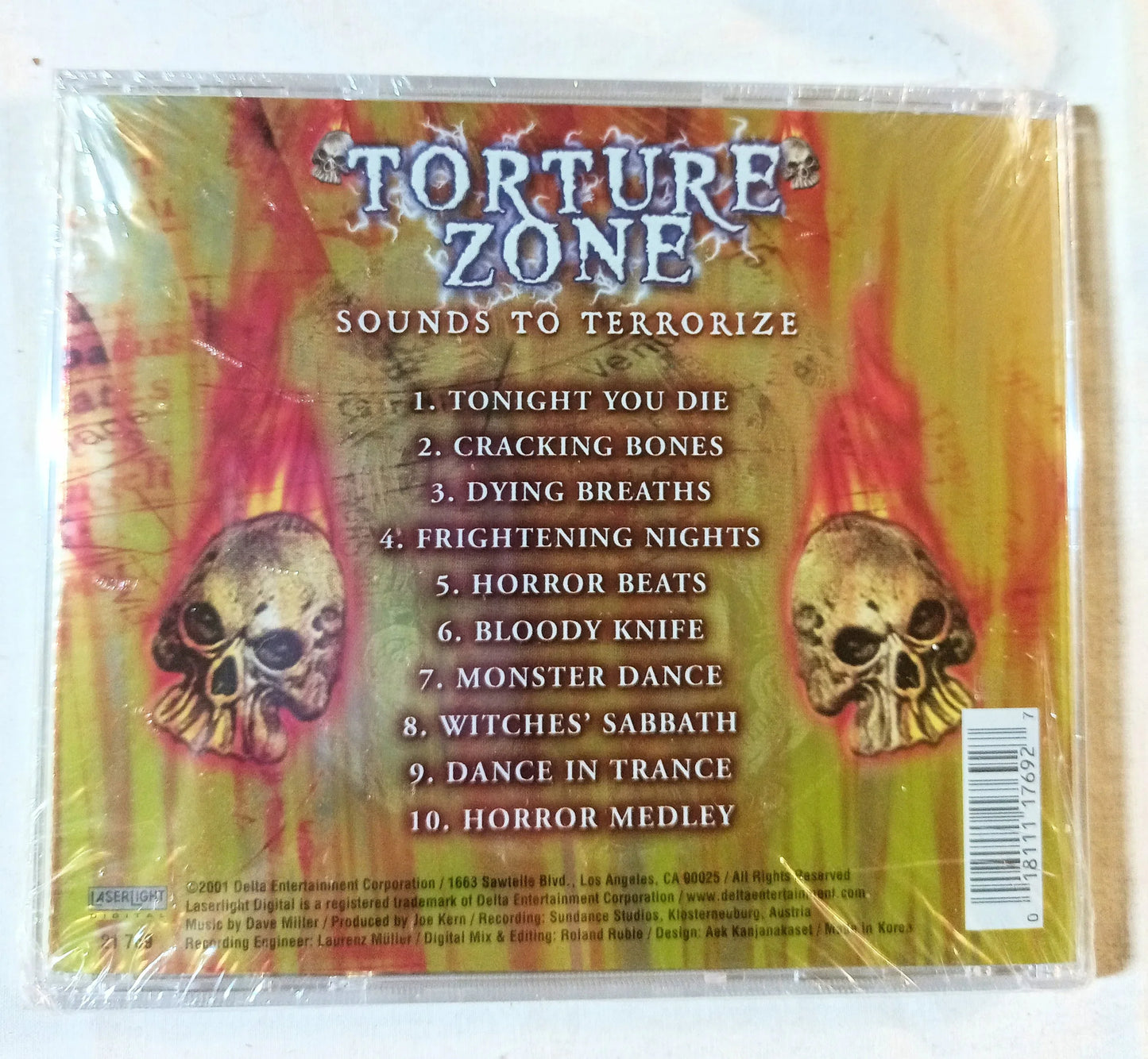 Torture Zone Sounds To Terrorize Dave Miller CD 2001 - TulipStuff