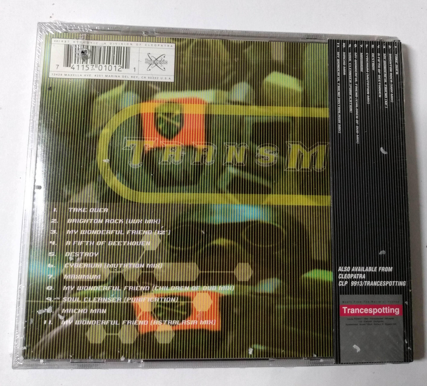Transmutator Take Over Industrial Trance Album CD Hypnotic 1997 - TulipStuff
