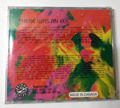 Uncle Wiggly There Was An Elk Alternative Rock Album CD Shimmy Disc 1992 - TulipStuff